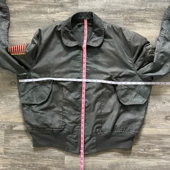 Vintage USAF Flight Bomber Aviator Military Jacket - Picture 8 of 8